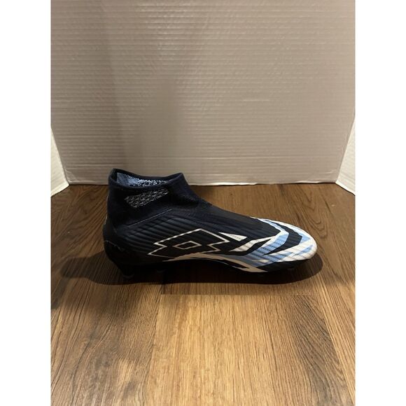Lotto SOLISTA 100 VI GRAVITY FG Men Size 7 218128_9Z4 Navy/White Soccer Shoes - Picture 5 of 9